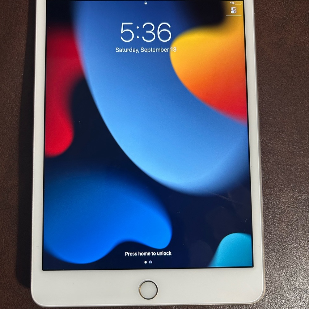 Apple Silver Tablet with Vibrant Display